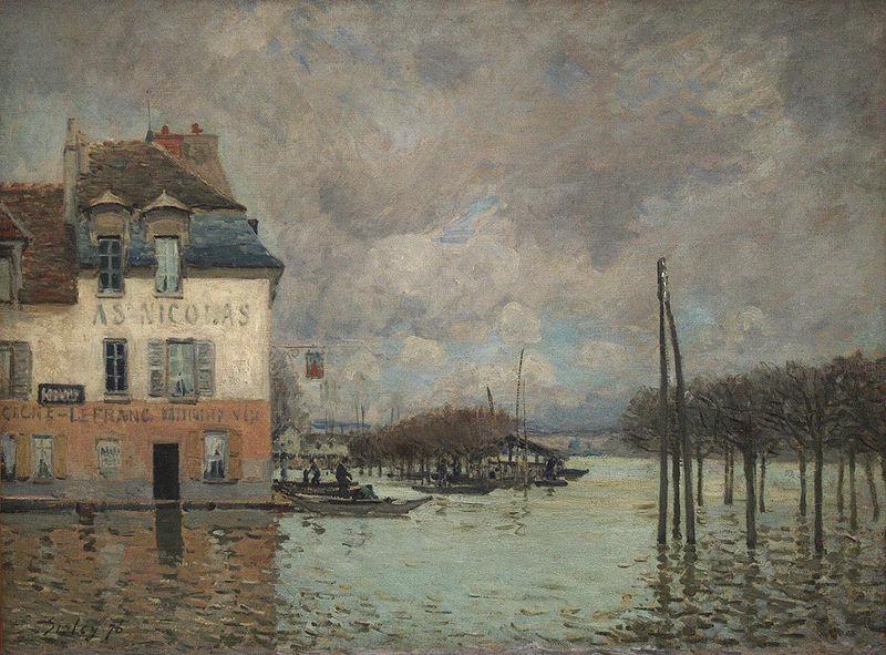 unknow artist Painting of Sisley in the Orsay Museum, Paris France oil painting art